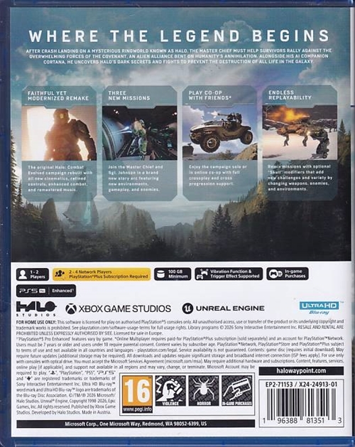 Halo Campaign Evolved - PS5 (A Grade) (Genbrug)